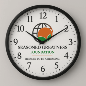 Seasoned Greatness Wall Clock