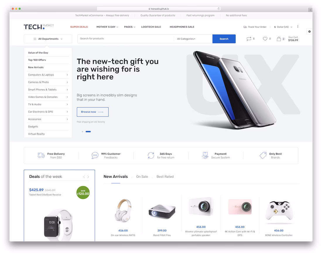 Ecommerce site